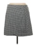 Ecru Houndstooth Gray Casual Skirt Size 6 - photo 2