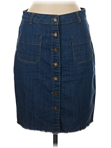 Life in Progress Denim Skirt (view 1)