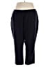 Catherines Solid Black Active Pants Size 5X - photo 1