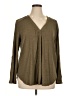 Truself Brown Long Sleeve Blouse Size 1X - photo 1
