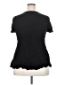 Torrid 100% Rayon Black Short Sleeve Blouse Size 2X Plus (2) - photo 2