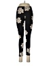 Old Navy Floral Black Leggings Size M - photo 1