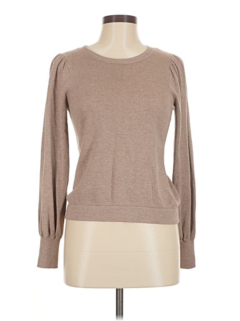 Pre-owned Lilla P Pullover Sweater In Tan