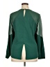 1.State 100% Polyester Color Block Green Long Sleeve Blouse Size XL - photo 2