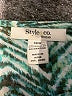 Style&Co 100% Rayon Teal Short Sleeve Blouse Size 18 - photo 7