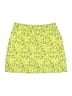 Susan Graver Print Yellow Casual Skirt Size M - photo 2
