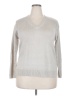 Margaret O'Leary Silver Ivory Pullover Sweater Size 2X (estimated) - photo 1