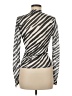 Topshop 100% Polyester Silver Long Sleeve Top Size 8 - photo 2