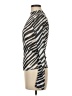 Topshop 100% Polyester Silver Long Sleeve Top Size 8 - photo 5