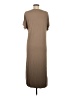 Assorted Brands Solid Tan Casual Dress Size S - photo 2