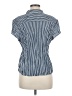 Andrea Jovine Stripes Blue Short Sleeve Blouse Size M (estimated) - photo 2
