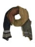 Zara Tweed Brown Yellow Scarf One size - photo 1