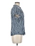 Andrea Jovine Stripes Blue Short Sleeve Blouse Size M (estimated) - photo 4