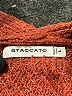Staccato 100% Polyester Solid Orange Cardigan Size L - photo 7