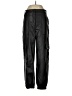 Topshop 100% Polyester Black Cargo Pants Size 6 - photo 1