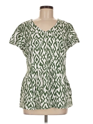 D&Co. Short Sleeve Blouse (view 1)