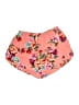 Ambiance Apparel 100% Polyester Floral Pink Shorts Size L - photo 2