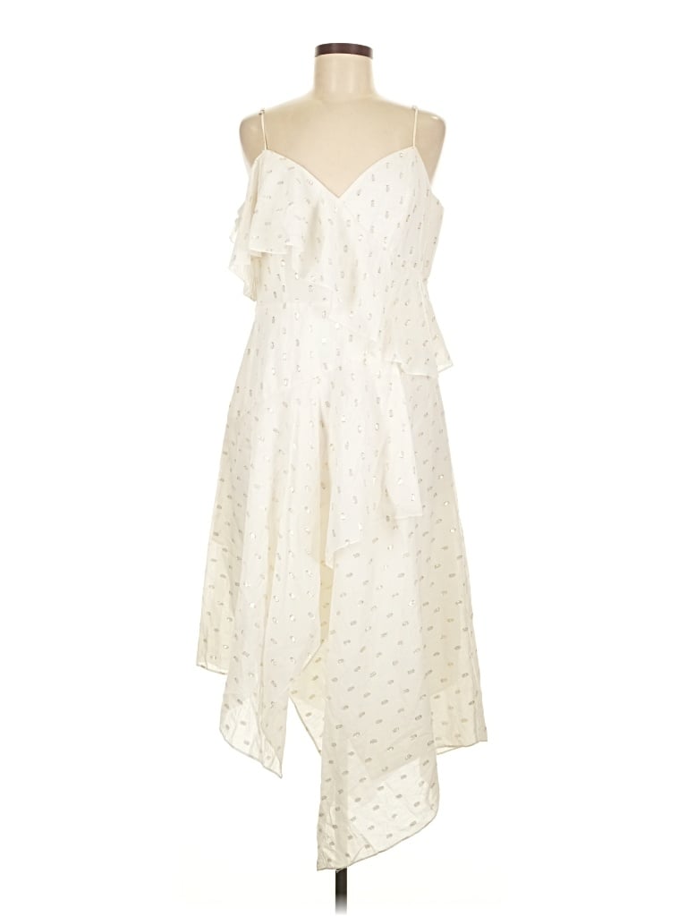 Pre-owned Bcbgmaxazria Cocktail Dress In Ivory