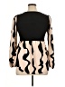 Shein Graphic Tan Long Sleeve Blouse Size XL - photo 2