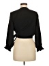Monday Fun 100% Polyester Black Long Sleeve Blouse Size M - photo 2