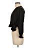 Monday Fun 100% Polyester Black Long Sleeve Blouse Size M - photo 5