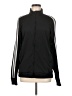 Adidas 100% Polyester Stripes Black Track Jacket Size M - photo 1