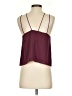 Millau 100% Polyester Burgundy Sleeveless Blouse Size XS - photo 2