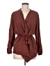 Sanctuary 100% Lyocell Burgundy Jacket Size M - photo 1