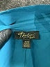 Thalia Sodi 100% Polyester Teal Long Sleeve Blouse Size M - photo 7
