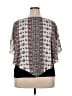 Alyx 100% Polyester Gray Short Sleeve Blouse Size 2X - photo 2