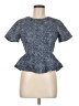 Gap 100% Cotton Blue Short Sleeve Top Size 6 - photo 1