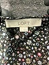 Ann Taylor LOFT 100% Polyester Black Short Sleeve Blouse Size M - photo 7