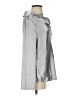 Unbranded Metallic Silver Long Sleeve Blouse Size S - photo 4