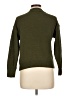 Poof! 100% Polyester Green Turtleneck Sweater Size L - photo 2
