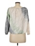 Red Haute 100% Tencel Gray 3/4 Sleeve Blouse Size M - photo 2