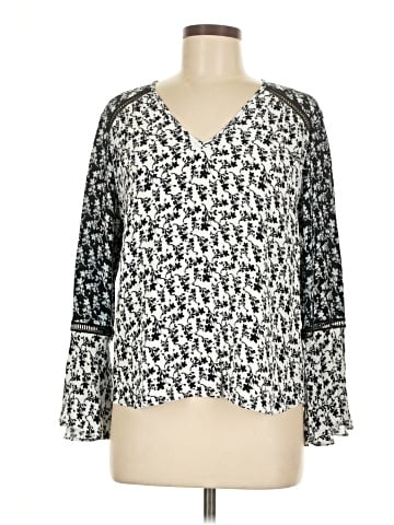 Karen Kane Long Sleeve Blouse (view 1)