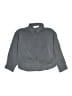Zara Solid Gray Long Sleeve Blouse Size 9 - 10 - photo 1