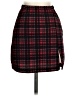 Shein Plaid Red Casual Skirt Size 2 - photo 1