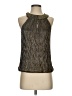 Alfani Gold Sleeveless Blouse Size S (petite) - photo 1