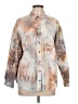 Universal Thread 100% Cotton Tie-dye Gray Long Sleeve Button-Down Shirt Size L - photo 1