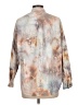 Universal Thread 100% Cotton Tie-dye Gray Long Sleeve Button-Down Shirt Size L - photo 2