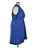 Maurices 100% Polyester Solid Blue Casual Dress Size 20 (2) - photo 4