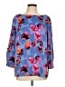 Banana Republic 100% Polyester Blue 3/4 Sleeve Blouse Size L - photo 1