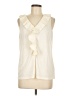 Talbots Ivory Sleeveless Blouse Size L - photo 1