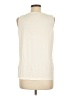 Talbots Ivory Sleeveless Blouse Size L - photo 2