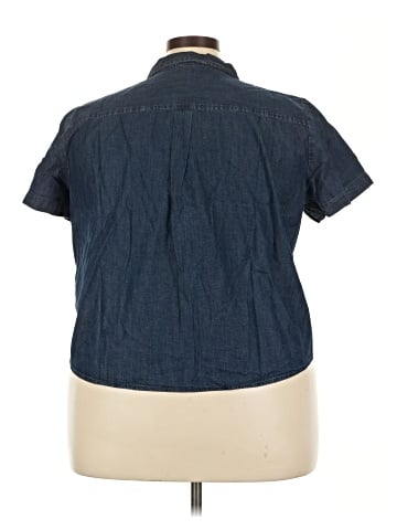 J.Crew Factory Store Short Sleeve Blouse (view 2)