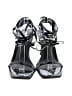 Steve Madden Gray Black Sandals Size 10 - photo 2
