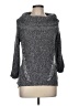 Derek Heart Tweed Gray Turtleneck Sweater Size M - photo 1