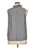 J.Crew Checkered-gingham Black Sleeveless Blouse Size XL - photo 2