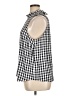 J.Crew Checkered-gingham Black Sleeveless Blouse Size XL - photo 5
